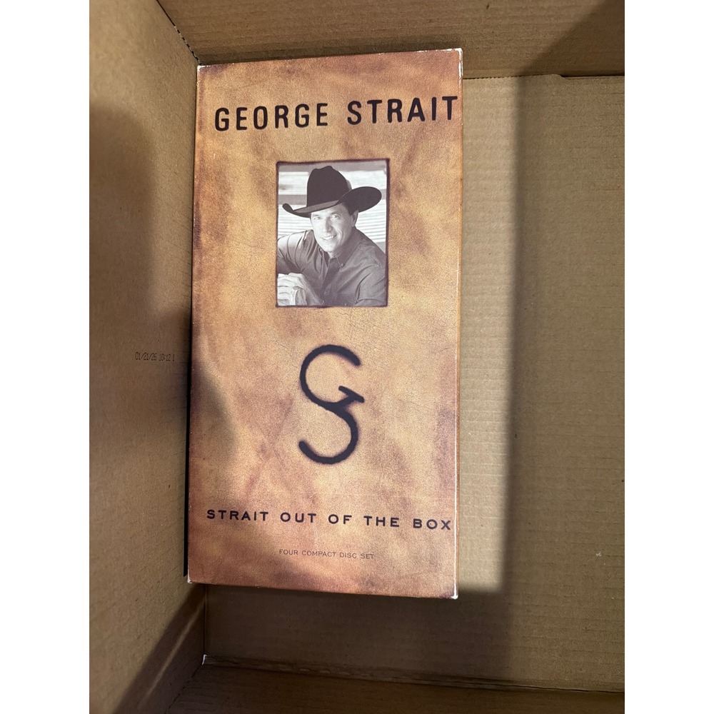 George Strait Strait Out of the Box 4 CD Box Set 1995 MCA Records 72 Tracks